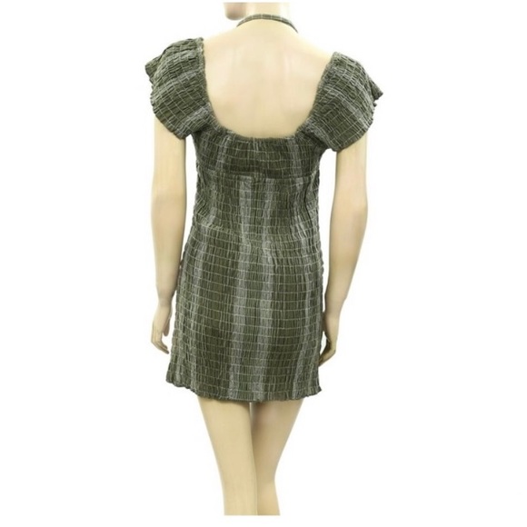 Free People Jungle Green tie dress - Picture 5 of 7
